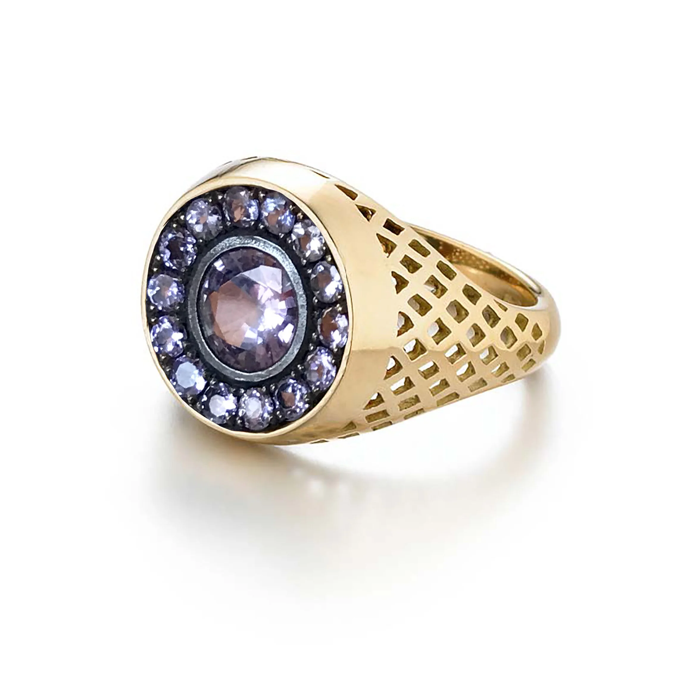 Sapphire shop pinky ring
